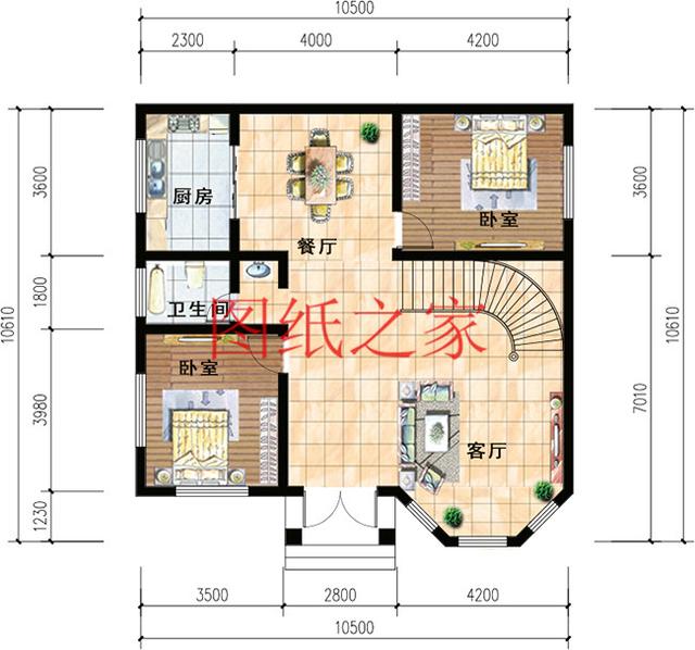 5套农村二层别墅，外观新颖漂亮、布局科学合理，自建房首选