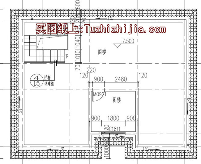 两层半带阁楼别墅