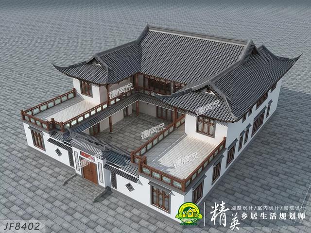 中国最牛逼的房子，中式别墅盖得好，造福几代人