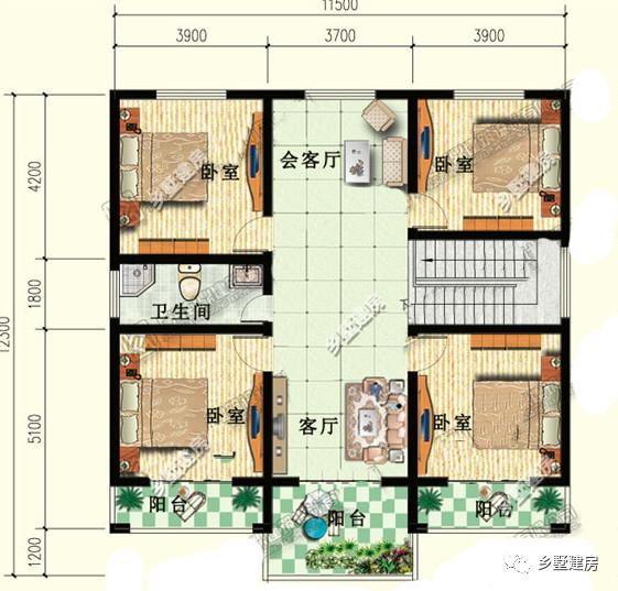 12x11米农村别墅，这样的设计各个年龄段都爱，有图有真相！