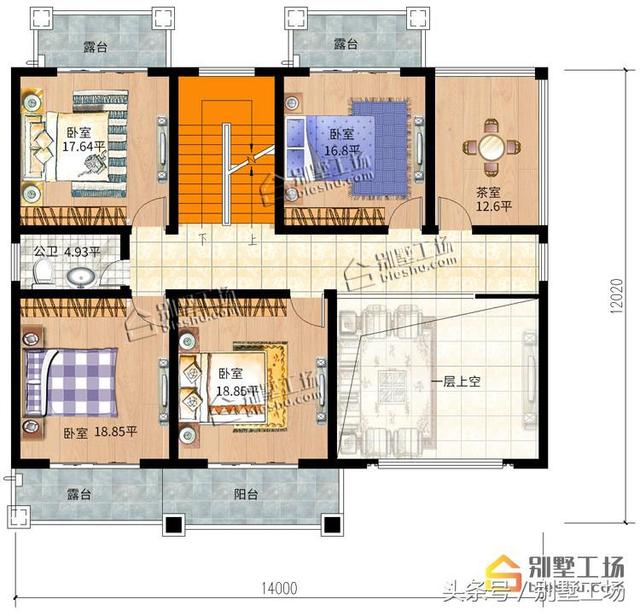 27万简欧农村别墅，二层也能高大上