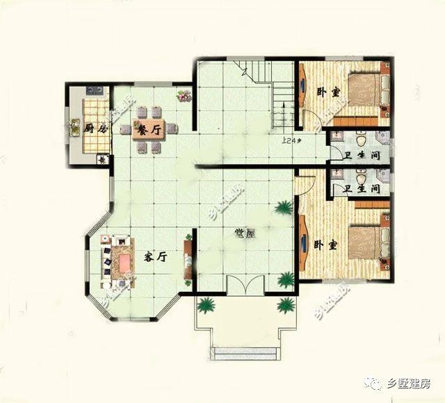 一般人我不告诉他，三层经典农村别墅设计图，性价比最高的一款