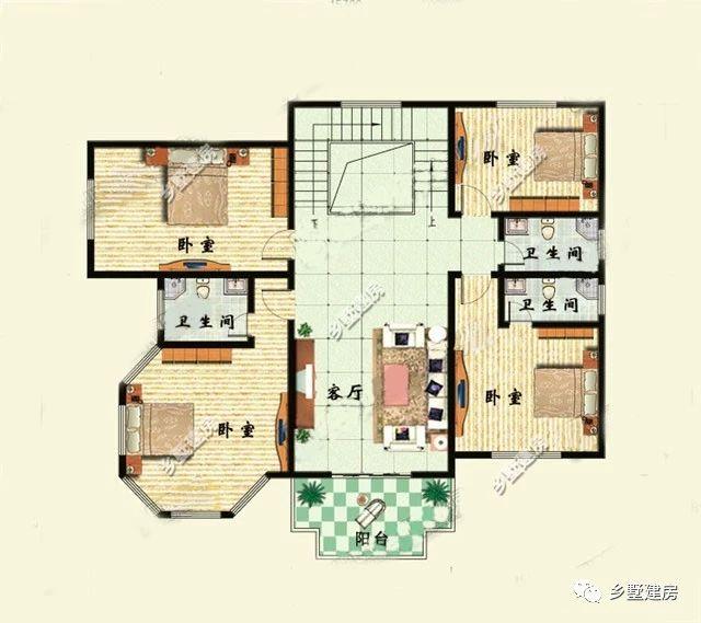 一般人我不告诉他，三层经典农村别墅设计图，性价比最高的一款