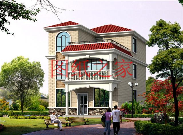 6款农村三层别墅设计图，建房子最重要的是实用性