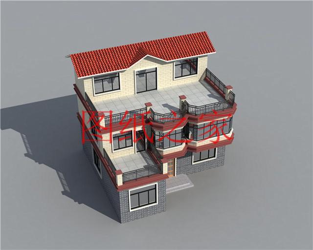 6款农村三层别墅设计图，建房子最重要的是实用性