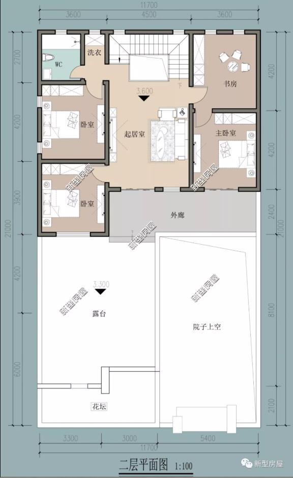 6套占地300平的中式别墅设计图纸，分享给正准备建房的朋友们