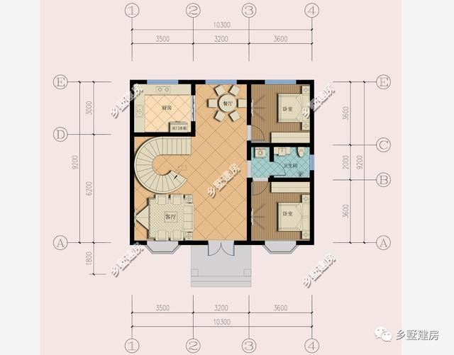 开间10米，进深9米的3层自建房别墅，该怎么设计？