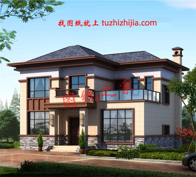 新中式二层别墅