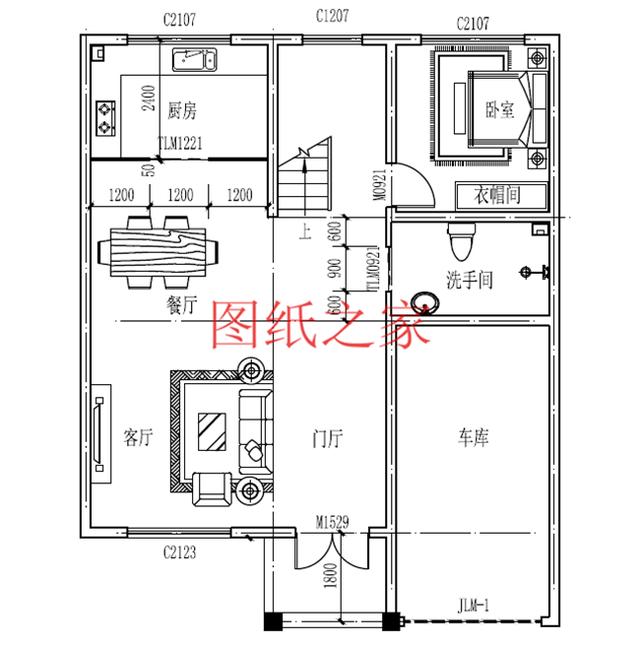 外观靓丽、布局实用，建成后气派有面子的小户型三层别墅