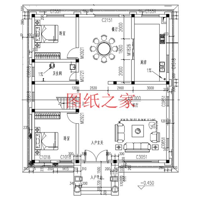 精选5套占地150平的三层别墅，主体造价50万内，挑一套建房吧！