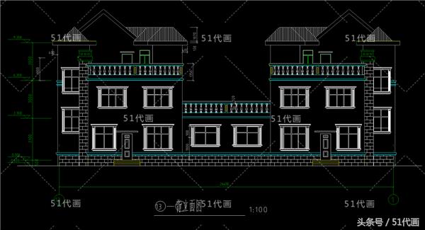 推荐：3套新农村三层自建别墅房子设计图
