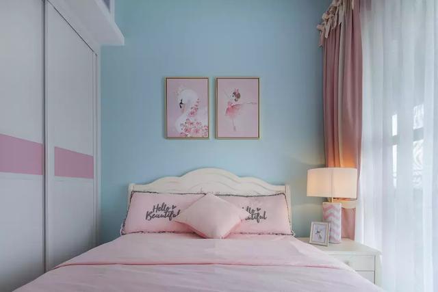 117平现代简约风格装修案例，简单大方，尤其是卧室粉色调的装修，看着就美醉了！
