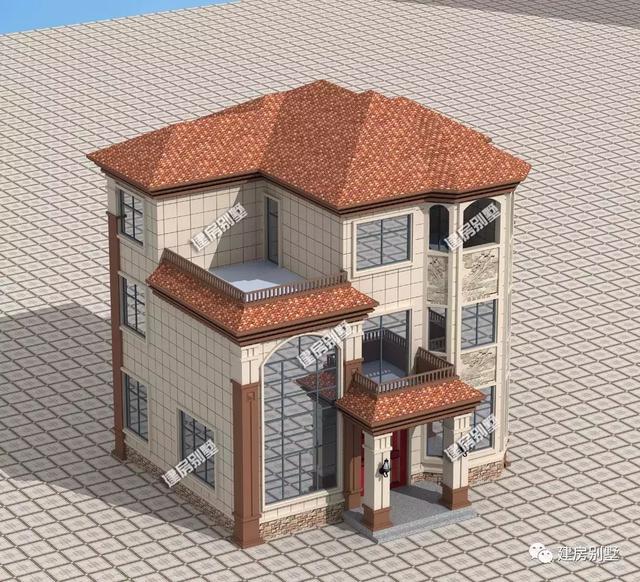 两款都是偏现代风的三层别墅设计图，看外观就会一眼就爱上，专为准备建房的你而设计。