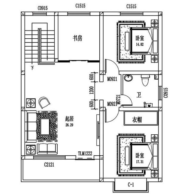 两款经济适用性小别墅，毛坯结构20万建成很值得