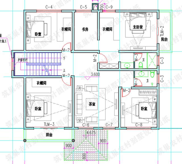 5款带观景凉亭三层别墅设计图，造价40W以内。值得参考。