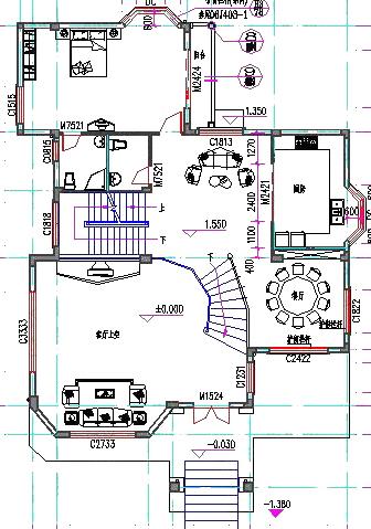 复式三层带夹层别墅设计图，610㎡大家庭必备！