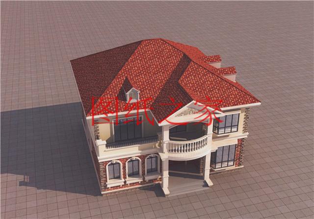 130平的二层别墅设计图，外观精美布局实用，造价只要30W。