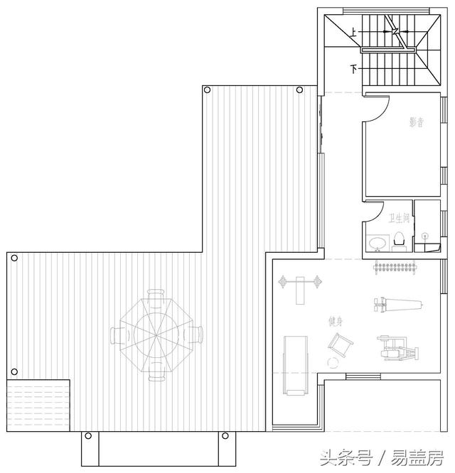 浙江现代别墅设计图，带大露台和超多卧室，羡煞旁人。