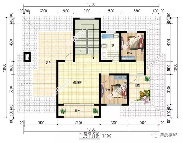 复式客厅建起来就是大气，3栋客厅挑空的别墅户型，享高品质生活