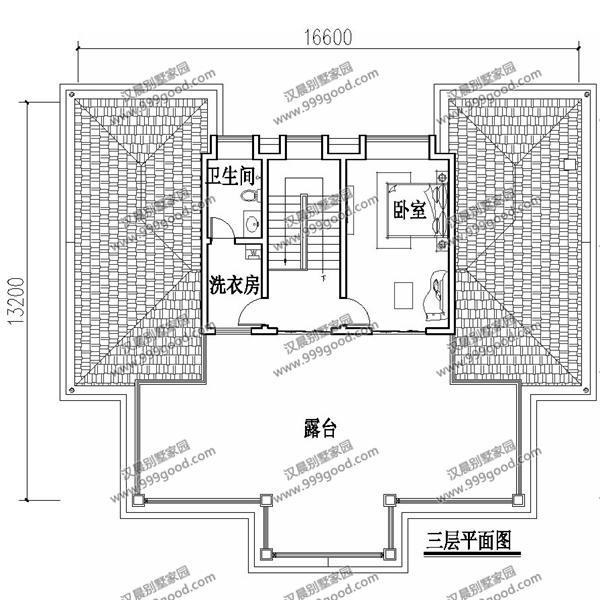 分享一栋双拼别墅设计图，村里的地标建筑。