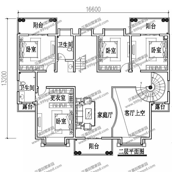 分享一栋双拼别墅设计图，村里的地标建筑。