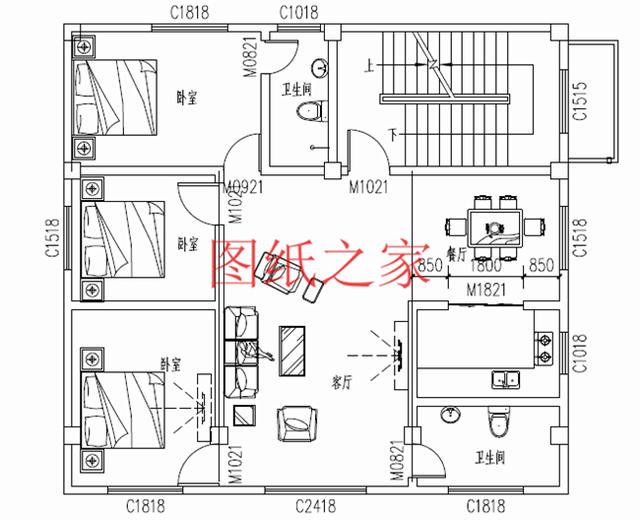 3套小巧精致的三层别墅设计图，不仅可以居住，还有休闲娱乐空间！