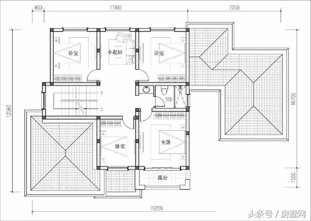 19.2×12.2米简欧风格别墅设计图，低调大气，保证你看了会有回家建房的欲望