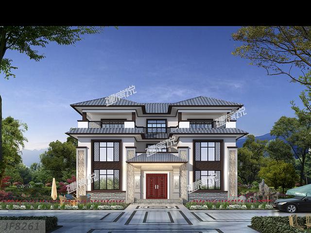 新中式别墅不易过时，富贵大气，越住越有钱
