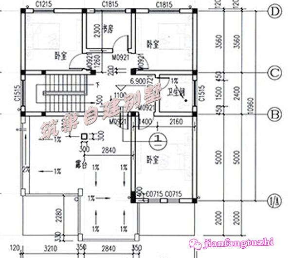 很受欢迎的9.9x12.9米新农村三层带露台自建房设计施工图，强烈推荐