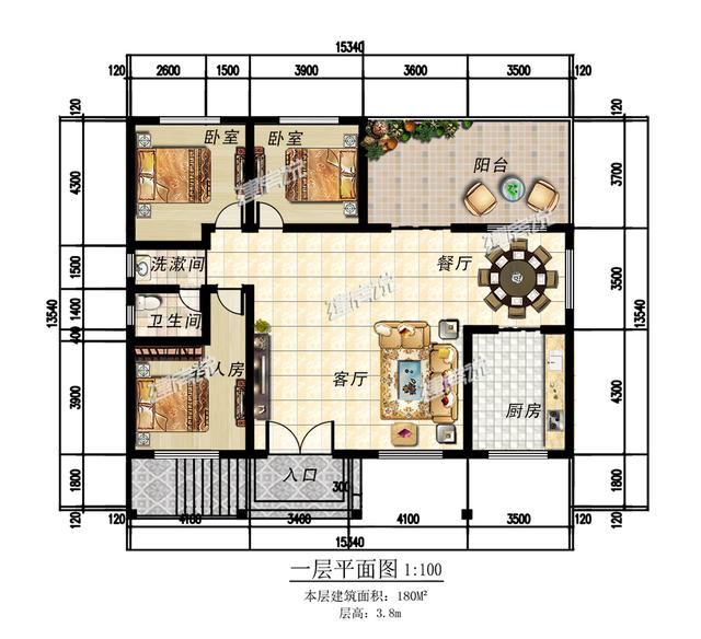 新中式风格别墅设计图，带架空层，这小院子也很别致