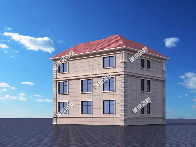 13x10.7米三层别墅设计图，建房子，住的舒适是首要