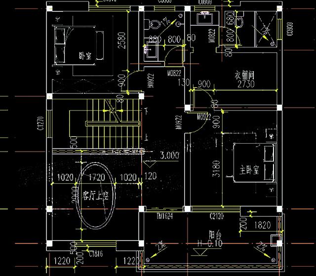 25万100平米美式方正户型三层小别墅设计图，经典不落俗套！