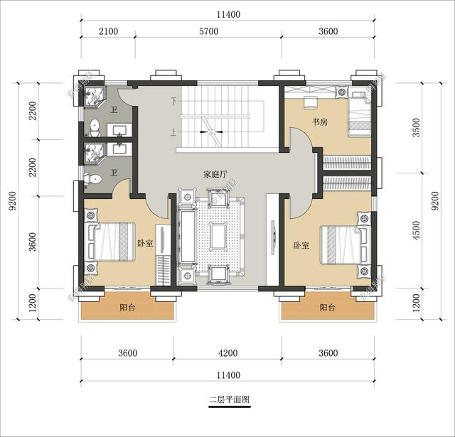占地95㎡的现代风三层别墅设计图，宏伟大气，布局合理，堪比豪宅