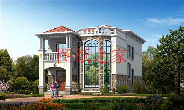150平米大户型二层别墅，造价30万左右，经济实惠、美观漂亮！
