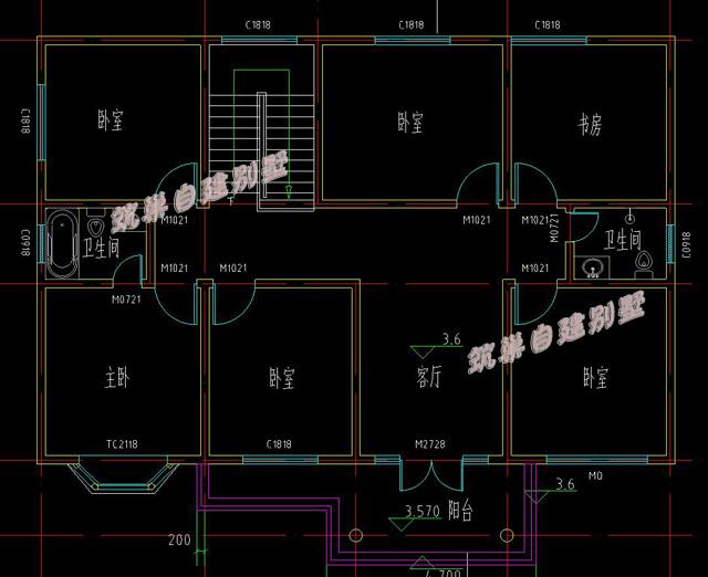3套15x10米农村二层别墅设计案例CAD图，为什么很多人钟情第2款？