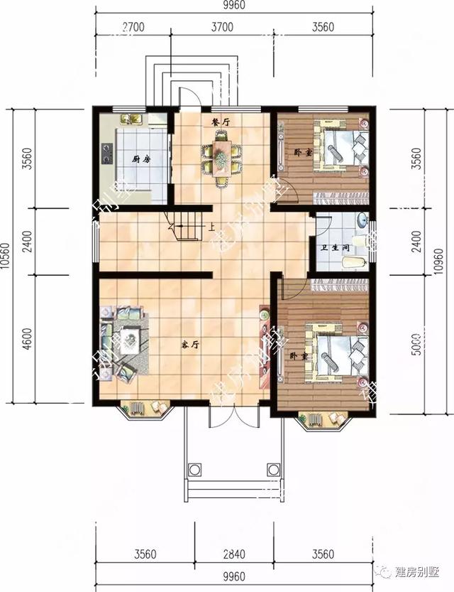 风格简单的农村自建房，造价都在30万左右，布局也很实用