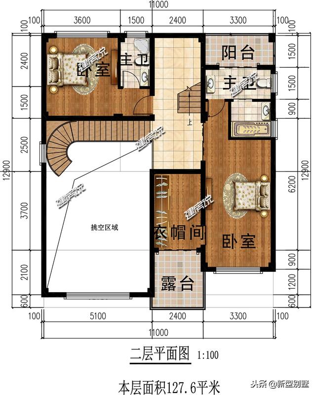 新款别墅设计图，漂亮又实用，真好，我赚够钱也要盖一栋！