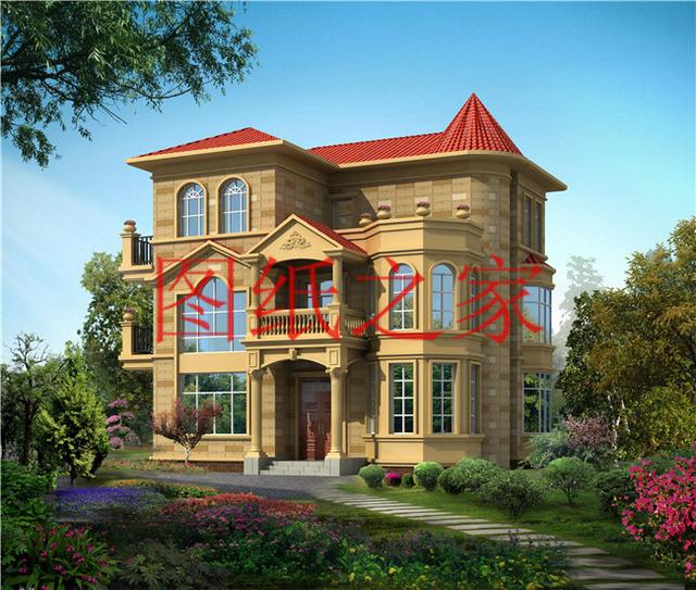 最受欢迎的三层别墅设计图，12X11米户型方正，美观又实用！