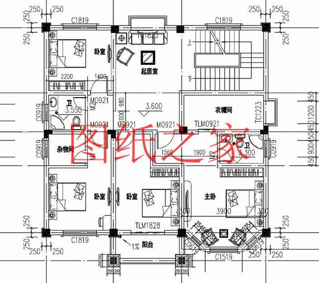 12X12米农村三层别墅，经典大气又实用，这样的设计你喜欢吗？