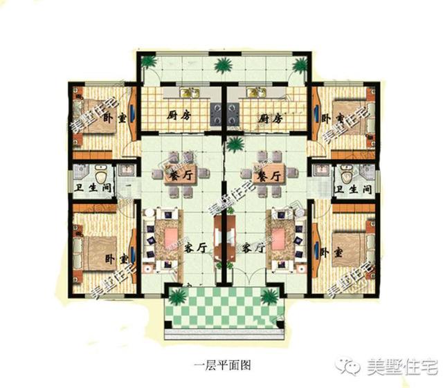 农村建房还是平层好，5套平层别墅，建3只要11万！