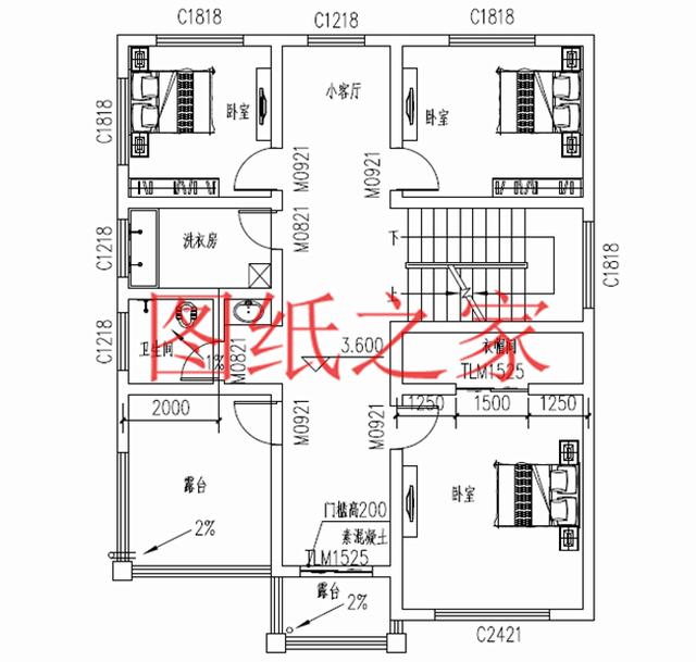 3套10X12米的三层别墅，7个卧室还带露台，美观又实用！