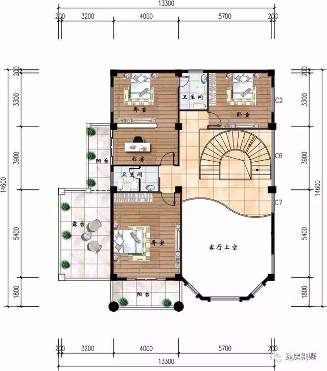 带车库的农村三层自建房设计，第一个套几乎每个村都有