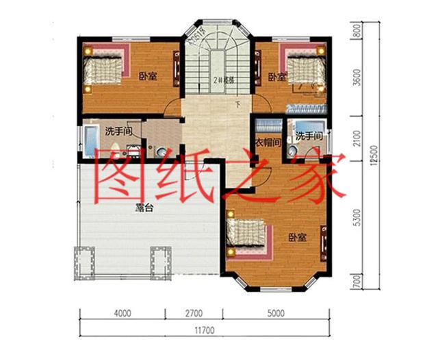 11X12米的三层别墅，多卧室还带大露台，温馨又宜居！