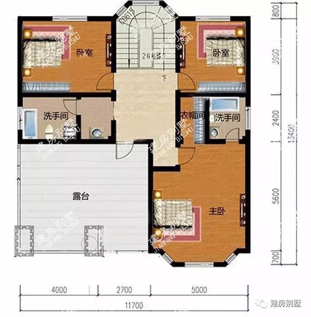 3套三层别墅设计图，采光窗是多边形的，栋栋都是自建房中的精品