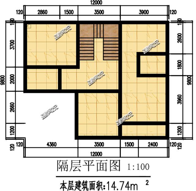 11x12米欧式三层别墅，豪华大气、方正实用，华丽丽得非常漂亮