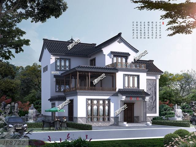 在村里建了栋中国最美别墅，漂亮接地气，享受极了
