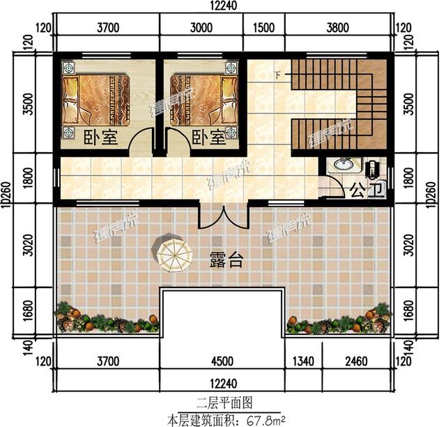125平三层新中式别墅设计图，低调不张扬，简直是小宅基地的福音，建到就是赚到。