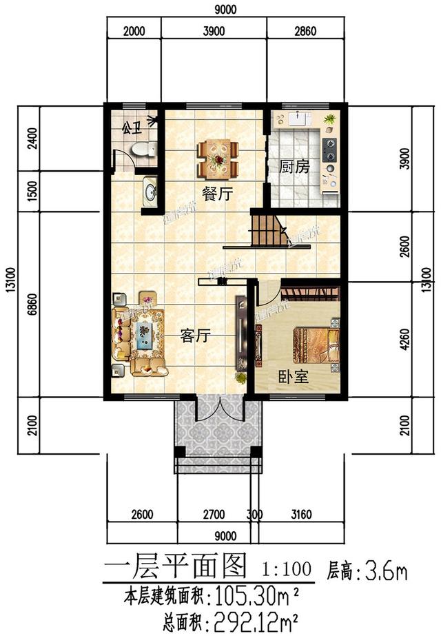三层欧式别墅设计图，面宽仅9米，外观豪华气派，简直是小宅基地的福音！