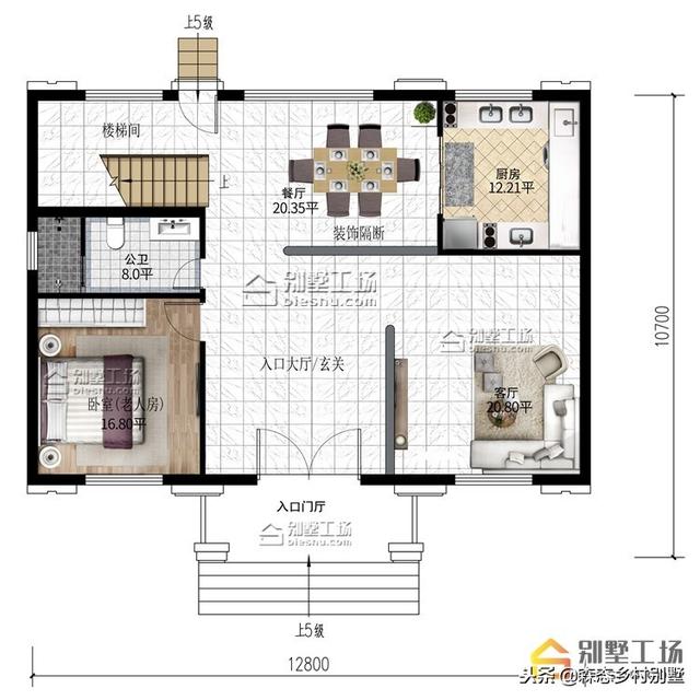小户型三层新中式别墅设计图，造价35万，享受总统套房级的居住体验