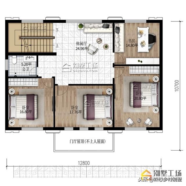 小户型三层新中式别墅设计图，造价35万，享受总统套房级的居住体验